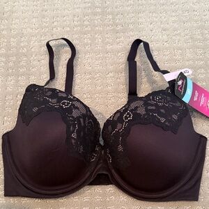 New Maidenform Black Lace Convertible 34 D Bra